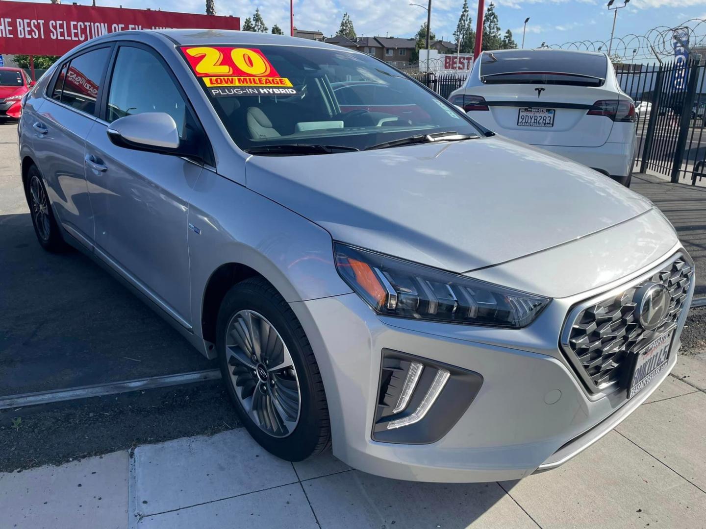 2020 SILVER /GRAY Hyundai Ioniq Plug-In Hybrid (KMHC75LD7LU) , located at 744 E Miner Ave, Stockton, CA, 95202, (209) 944-5770, 37.956863, -121.282082 - Photo#0